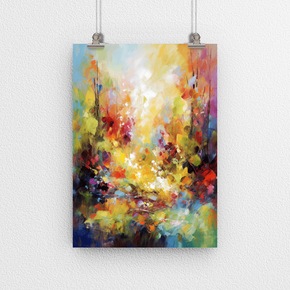 Abstract Impressionism Art Poster Print - For Wall Decor