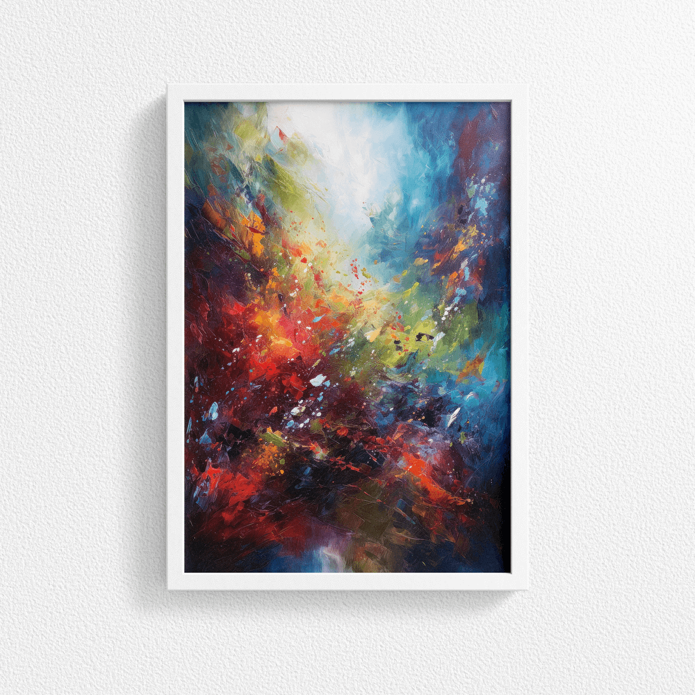 Abstract Impressionism Art Poster Print - For Wall Decor