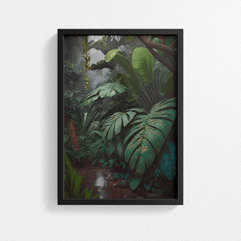 Tropical Rainforest - Natural Landscape – Modern Wall Art Decor Poster Print