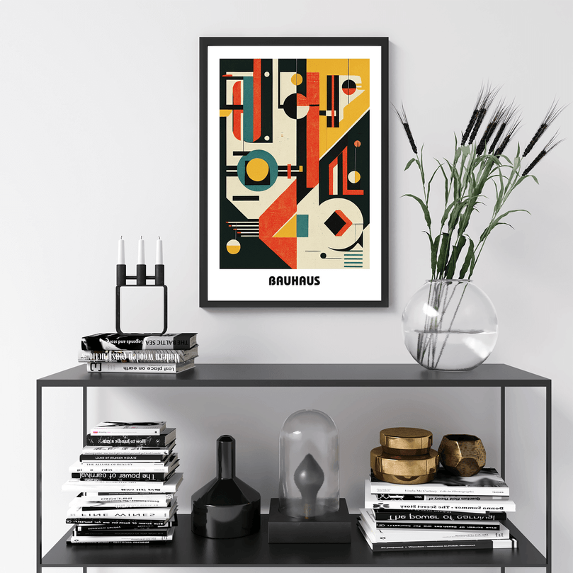 Bauhaus Print Poster - Modern Art, Wall Decor, Gallery Poster - Retro Design