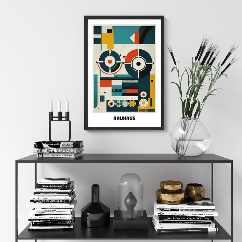 Bauhaus Print Poster - Modern Art, Wall Decor, Gallery Poster - Retro Design