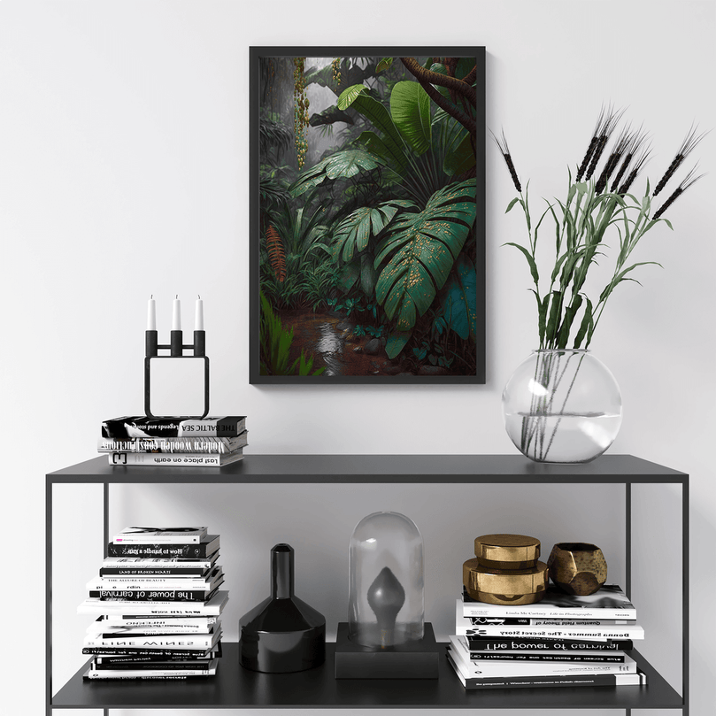 Tropical Rainforest - Natural Landscape – Modern Wall Art Decor Poster Print