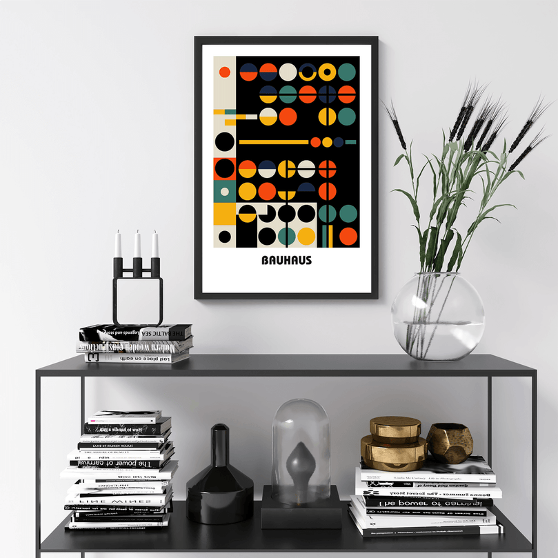 Bauhaus Print Poster - Modern Art, Wall Decor, Gallery Poster - Retro Design