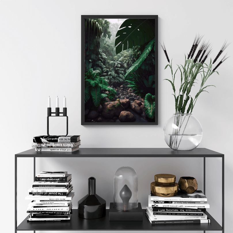Tropical Rainforest - Natural Landscape – Modern Wall Art Decor Poster Print