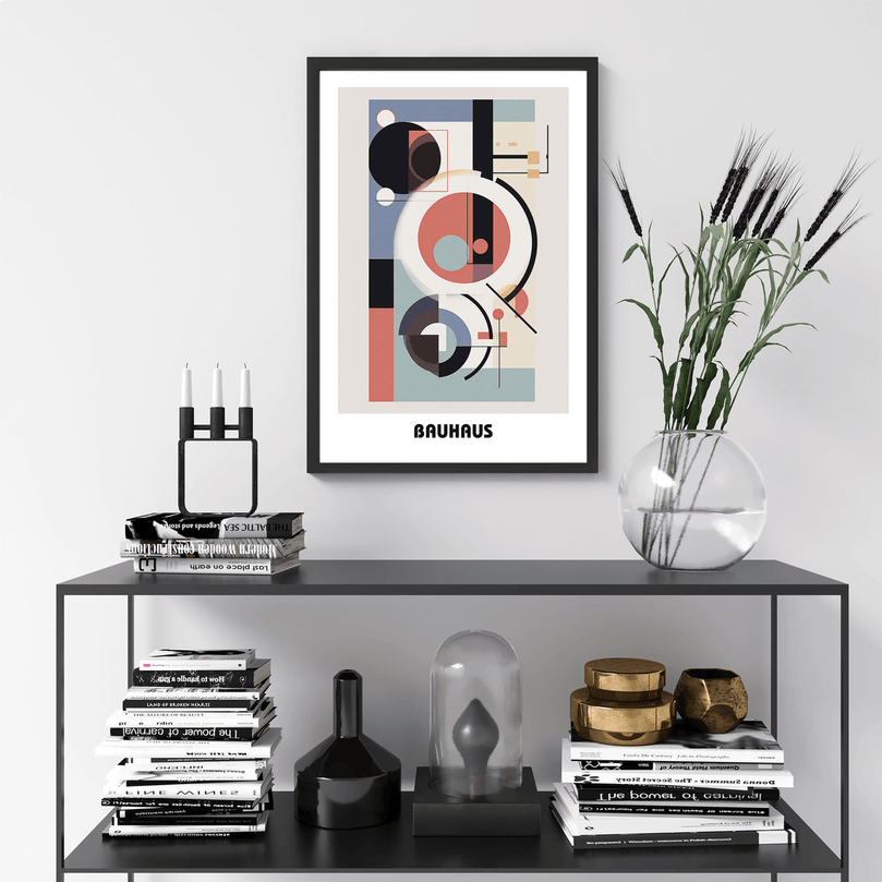 Bauhaus Print Poster - Modern Art, Wall Decor, Gallery Poster - Retro Design