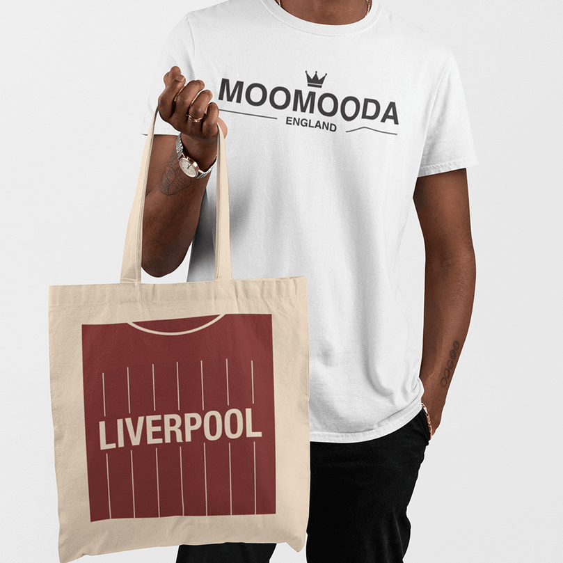 Liverpool 2019/2020 Inspired Home Kit 2020 Champions Football Tote Bag.