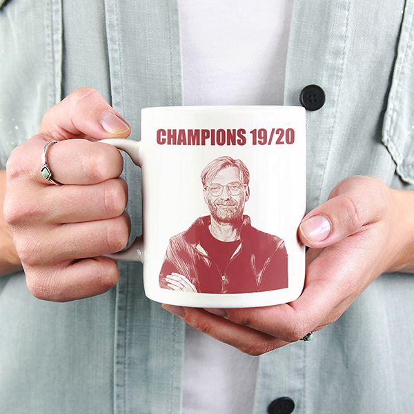 Liverpool 2019/2020 Champions Inspired Klopp 'Personalised' Mug.
