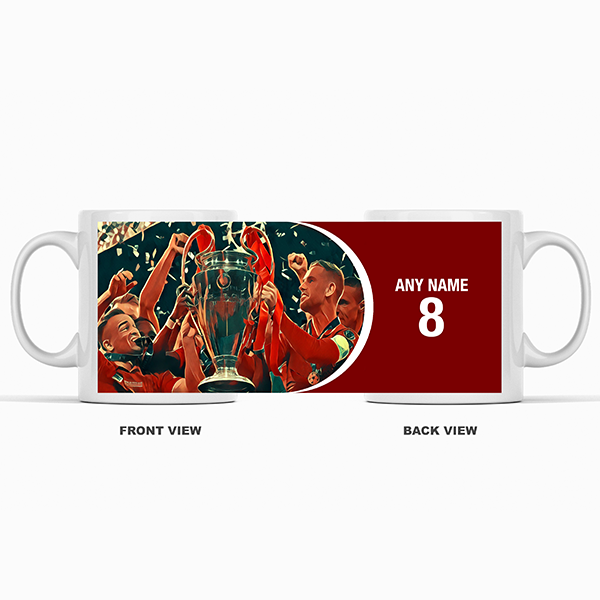 Liverpool 2019/2020 Champions Inspired 'Personalised' Football Mug.