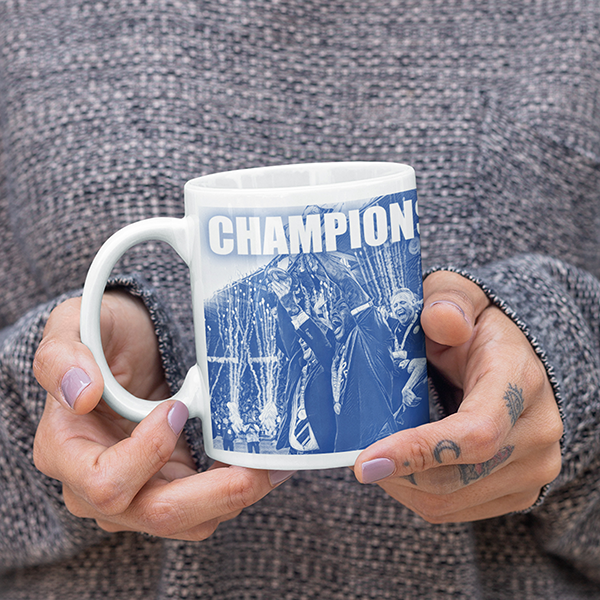 Leicester 2016 Champions Inspired 'Personalised' Football Mug.