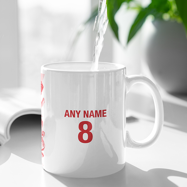 Arsenal 2019/2020 Champions Inspired 'Personalised' Football Mug With Optional Coaster Set