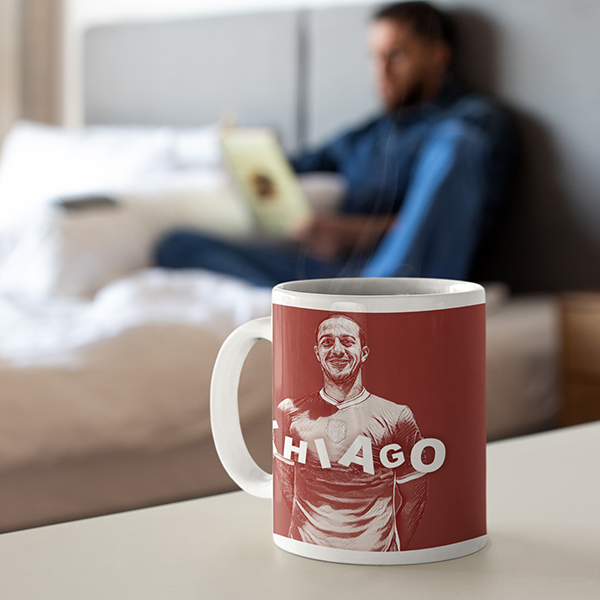 Thiago - Welcome to Liverpool 2020 Inspired 'Personalised' Football Mug.