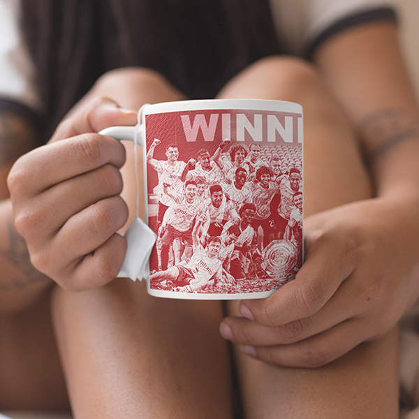 Arsenal 2020 Community Champions Inspired 'Personalised' Football Mug.