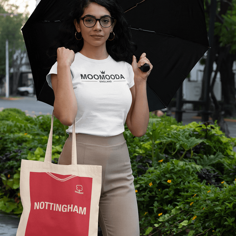 Nottingham 2020/2021 Inspired Home Kit Colours 'Personalised' Football Tote Bag.