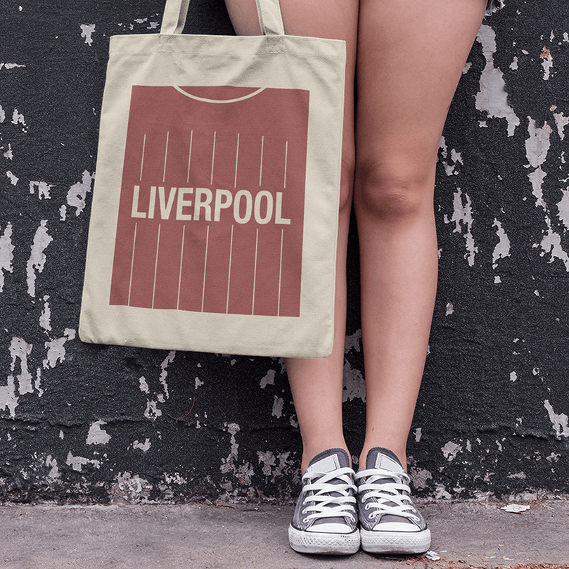 Liverpool 2019/2020 Inspired Home Kit 2020 Champions Football Tote Bag.