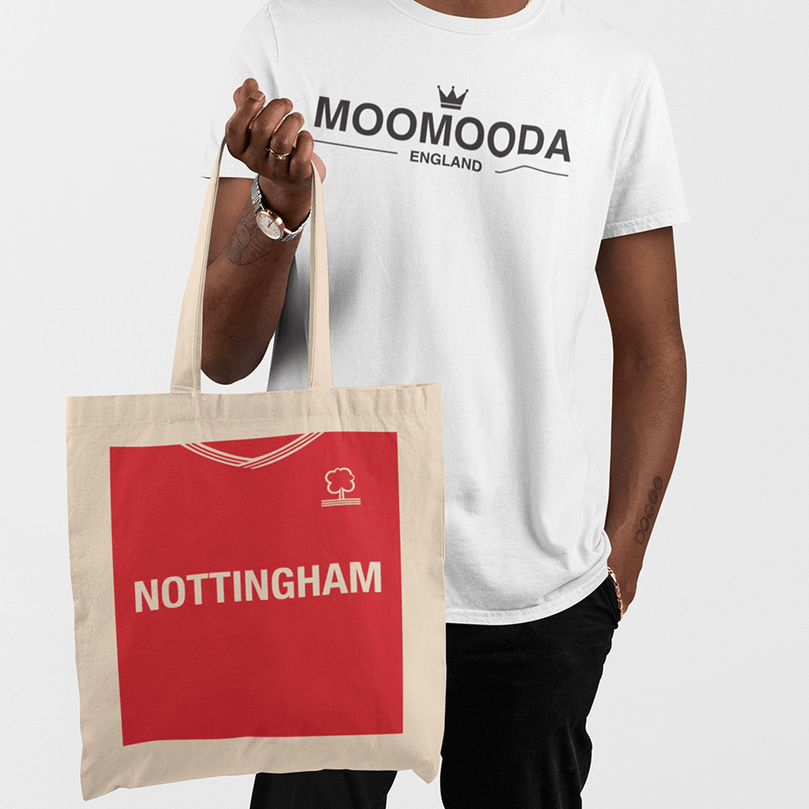 Nottingham 2020/2021 Inspired Home Kit Colours 'Personalised' Football Tote Bag.