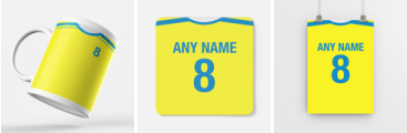 Villarreal - Personalised Retro Football Kit Items Released