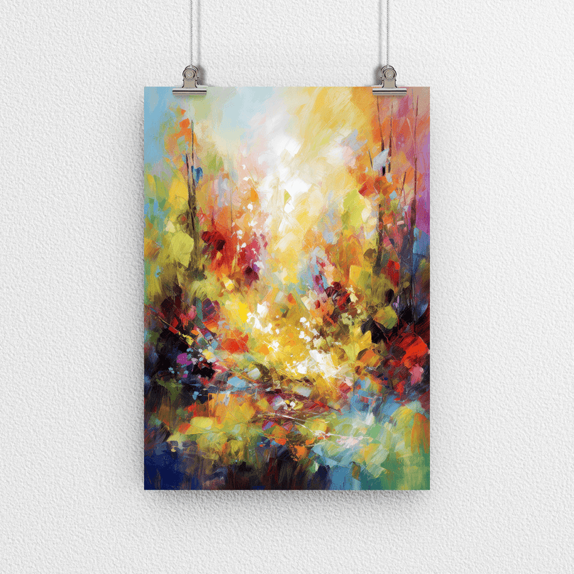 Abstract Impressionism Art Poster Print - For Wall Decor