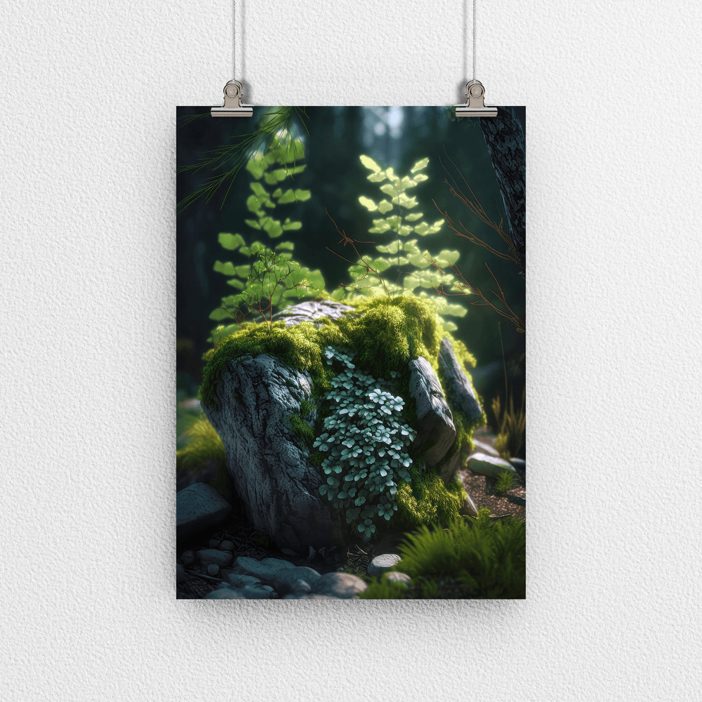 Forest - Natural Eco Landscape – Modern Wall Art Decor Poster Print