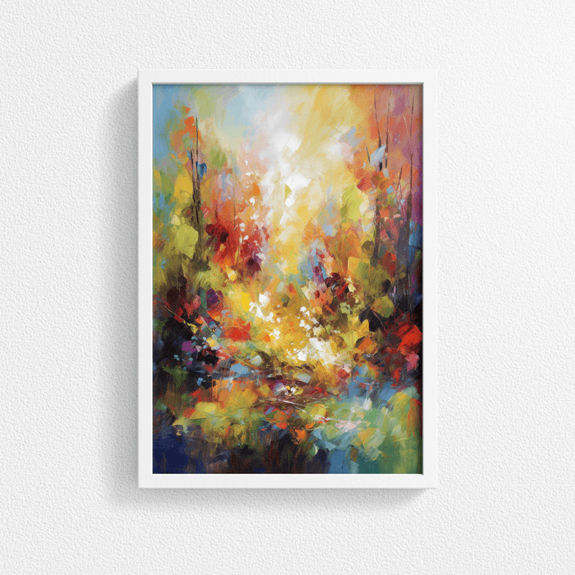 Abstract Impressionism Art Poster Print - For Wall Decor