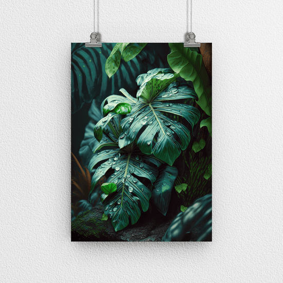 Tropical Rainforest - Natural Landscape – Modern Wall Art Decor Poster Print