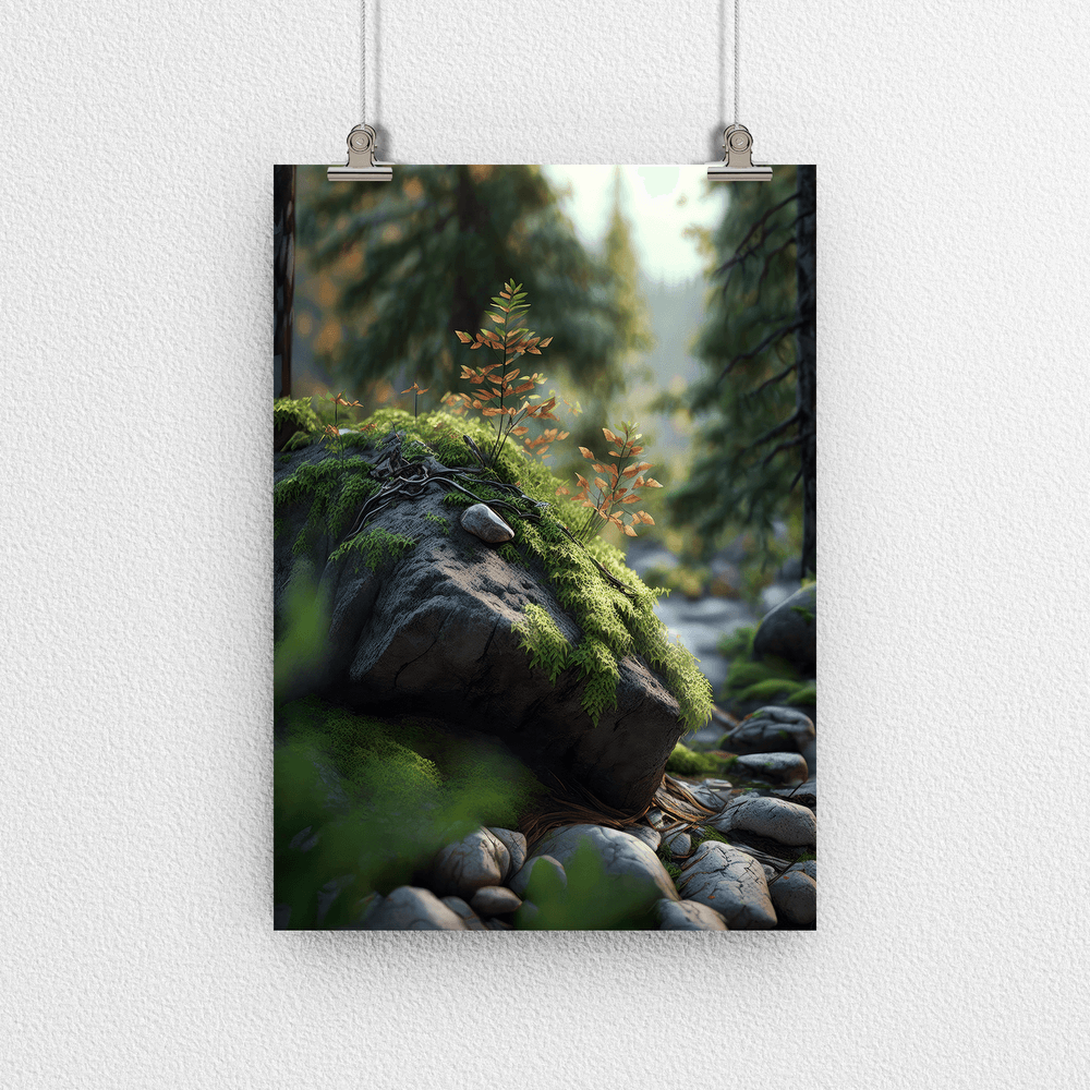 Forest - Natural Eco Landscape – Modern Wall Art Decor Poster Print