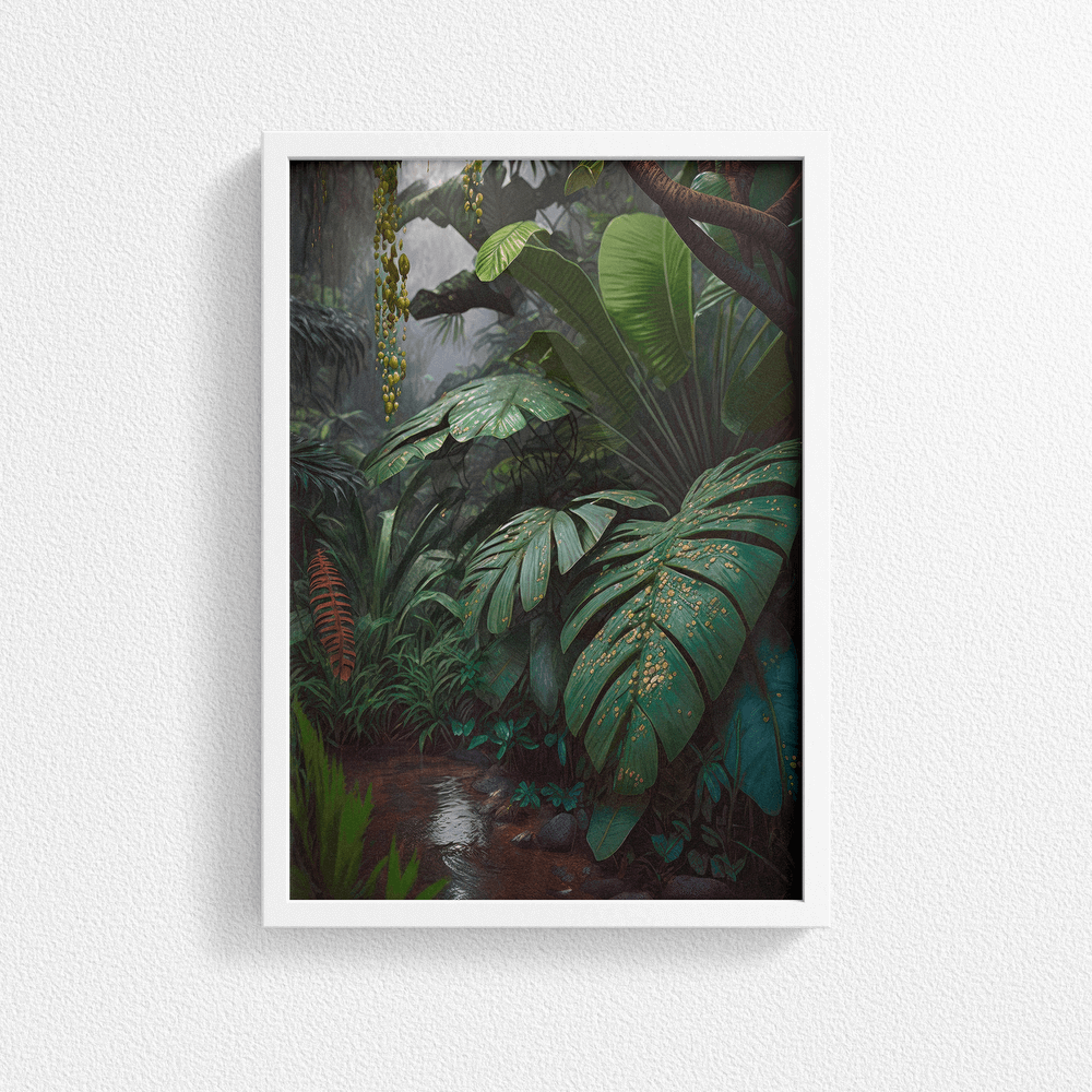 Tropical Rainforest - Natural Landscape – Modern Wall Art Decor Poster Print