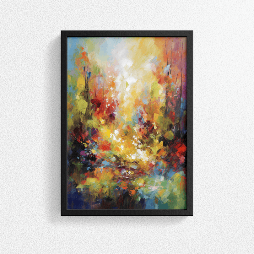 Abstract Impressionism Art Poster Print - For Wall Decor