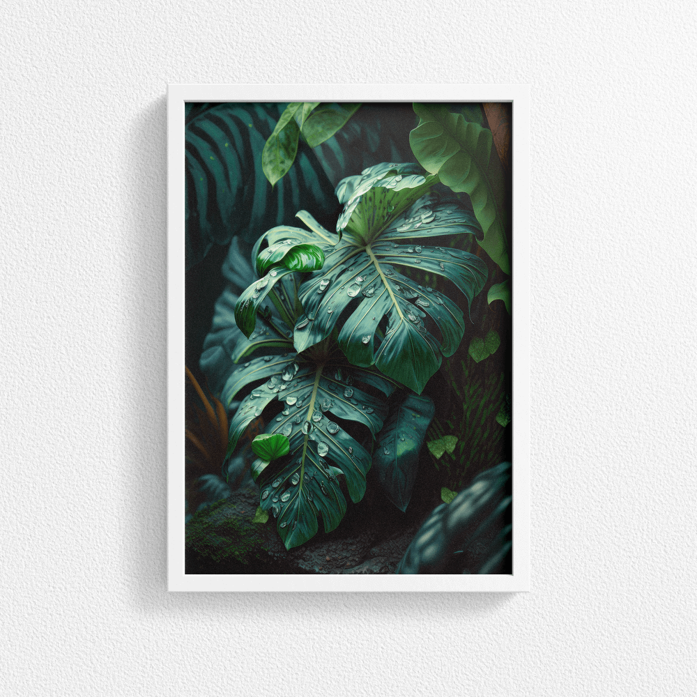 Tropical Rainforest - Natural Landscape – Modern Wall Art Decor Poster Print