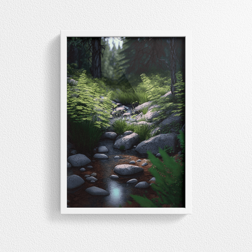 Forest - Natural Eco Landscape – Modern Wall Art Decor Poster Print