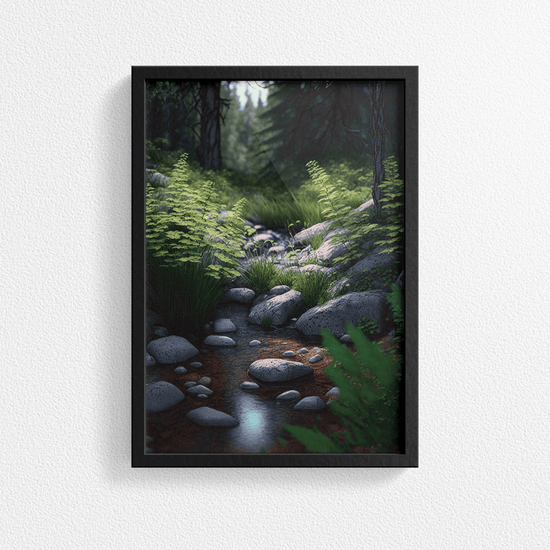 Forest - Natural Eco Landscape – Modern Wall Art Decor Poster Print