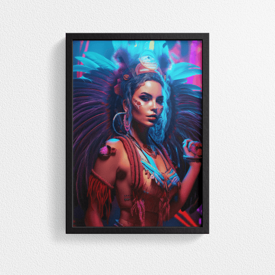 Stunning Woman Portrait Poster Print - Modern Interiors Wall Art Décor