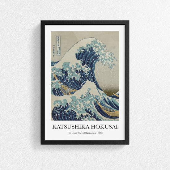 The Great Wave off Kanagawa, by Katsushika Hokusai : Poster Print