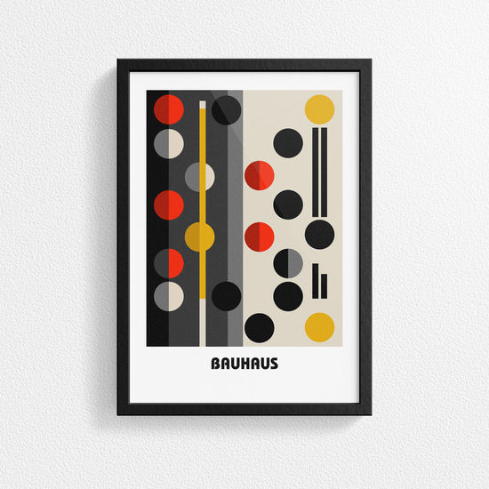 Bauhaus Print Poster - Modern Art, Wall Decor, Gallery Poster - Retro Design