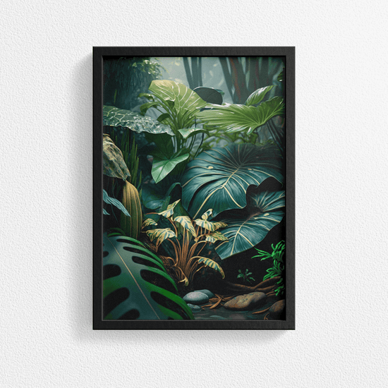 Exotic Tropical Leaf - Jungle Forest Nature Landscape – Modern Wall Art Decor Poster Print