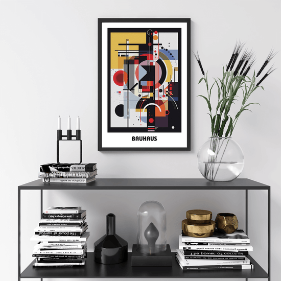 Bauhaus Print Poster - Modern Art, Wall Decor, Gallery Poster - Retro Design