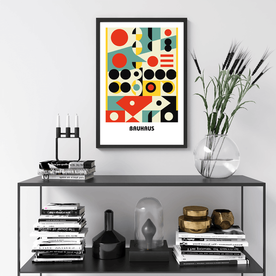 Bauhaus Print Poster - Modern Art, Wall Decor, Gallery Poster - Retro Design