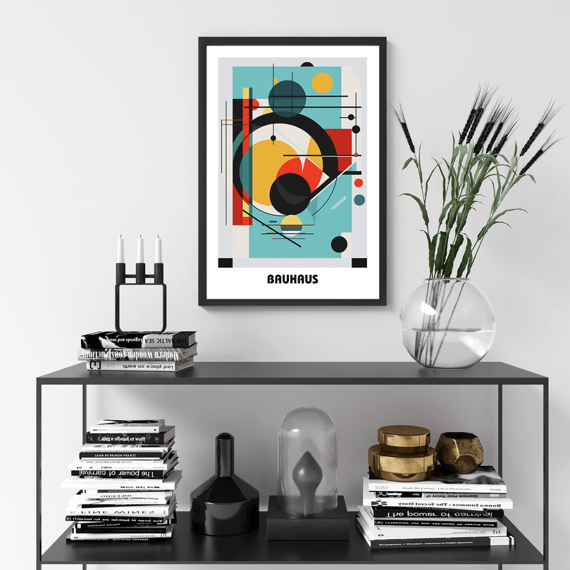 Bauhaus Print Poster - Modern Art, Wall Decor, Gallery Poster - Retro Design