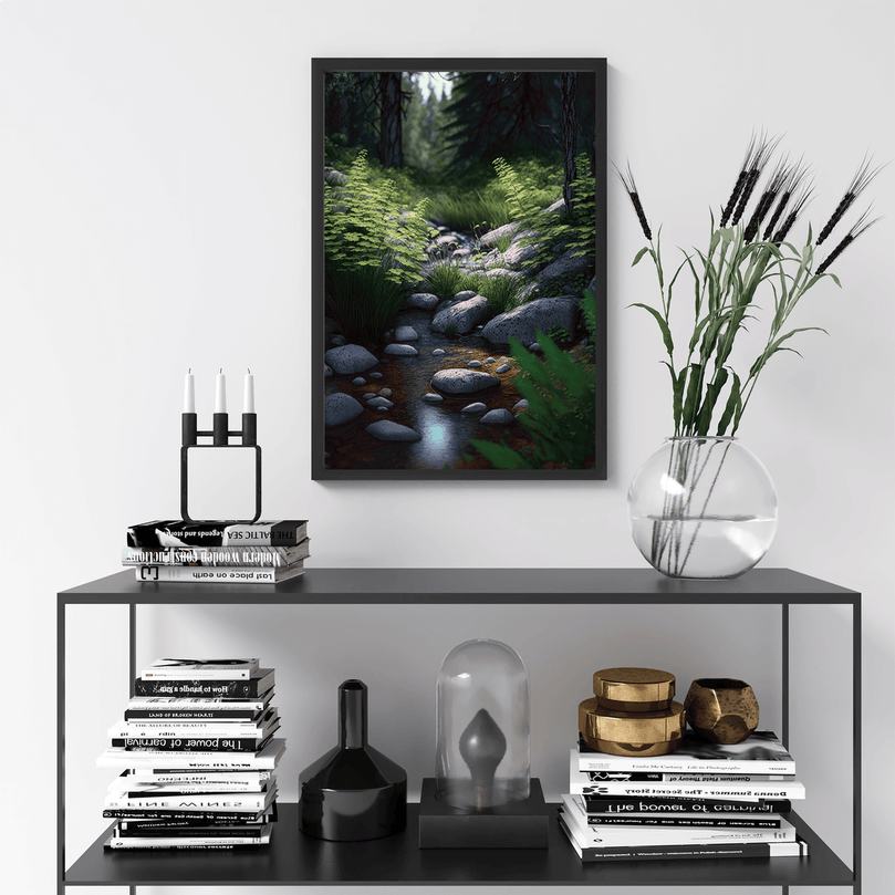 Forest - Natural Eco Landscape – Modern Wall Art Decor Poster Print