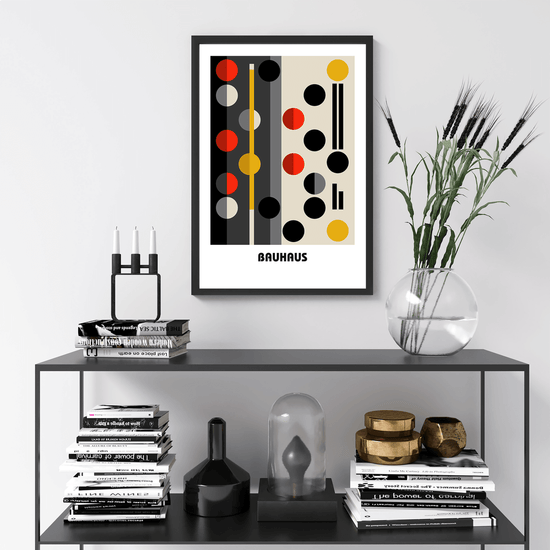 Bauhaus Print Poster - Modern Art, Wall Decor, Gallery Poster - Retro Design