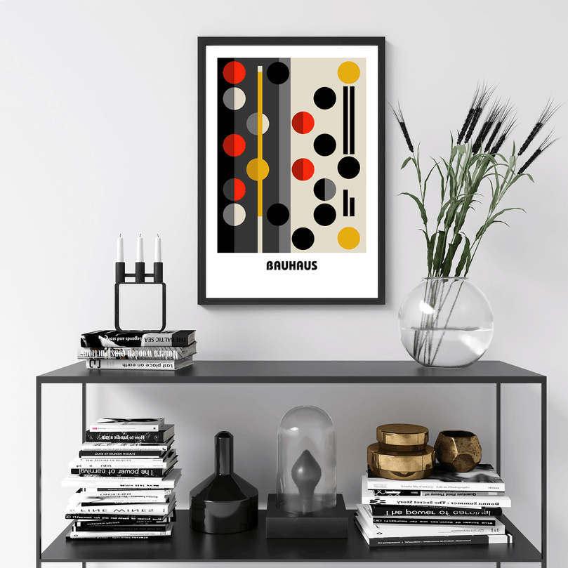 Bauhaus Print Poster - Modern Art, Wall Decor, Gallery Poster - Retro Design