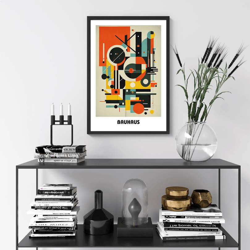 Bauhaus Print Poster - Modern Art, Wall Decor, Gallery Poster - Retro Design