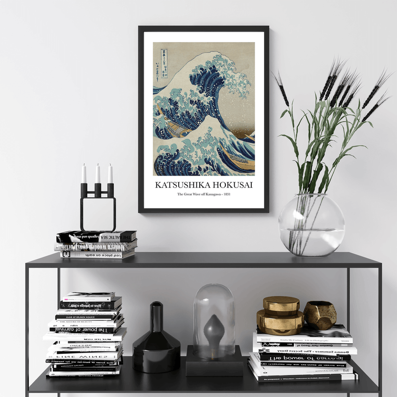 The Great Wave off Kanagawa, by Katsushika Hokusai : Poster Print