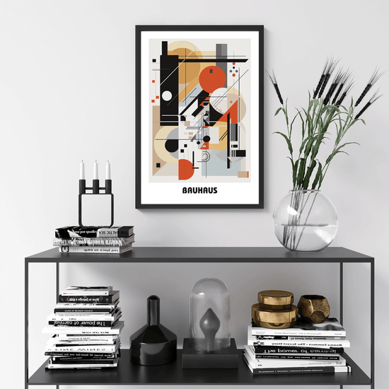 Bauhaus Print Poster - Modern Art, Wall Decor, Gallery Poster - Retro Design