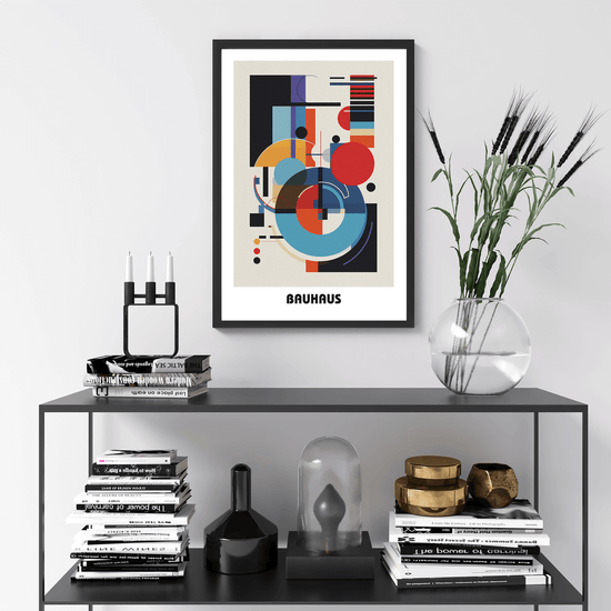 Bauhaus Print Poster - Modern Art, Wall Decor, Gallery Poster - Retro Design