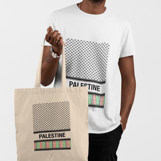 Palestinian Keffiyeh Kufiya 'Personalised' Tote Bag