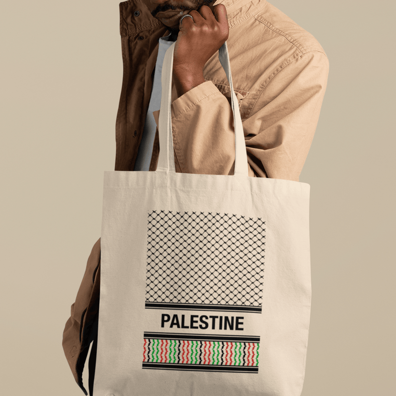 Palestinian Keffiyeh Kufiya 'Personalised' Tote Bag