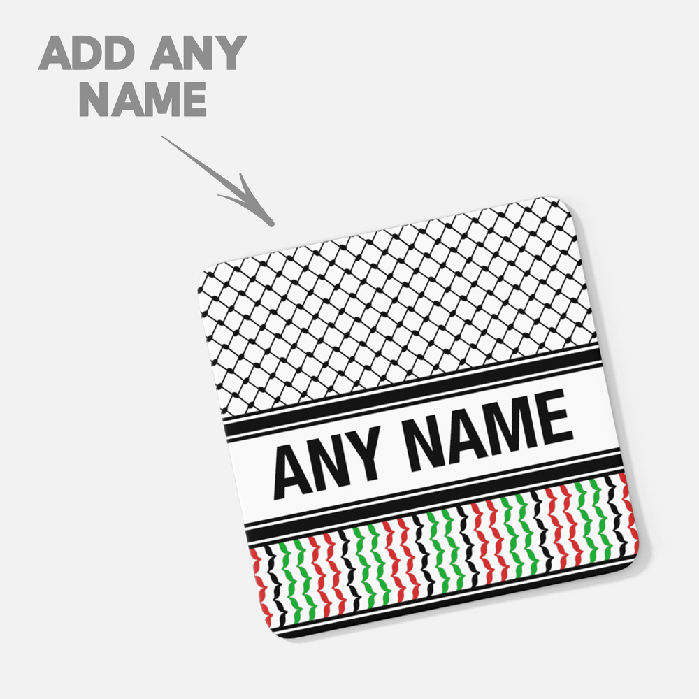 Palestinian Keffiyeh Kufiya 'Personalised' Fridge Magnet