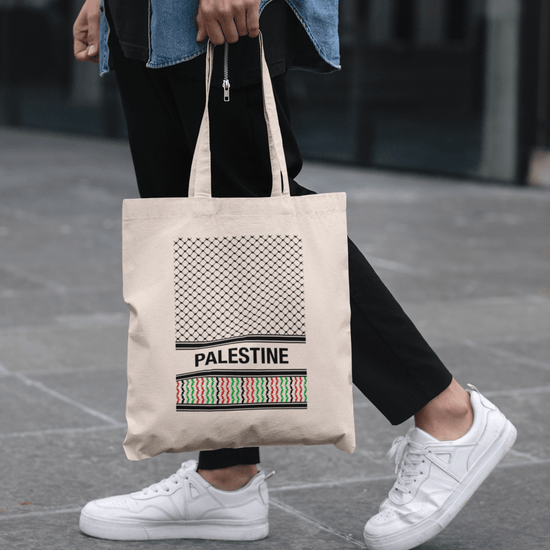 Palestinian Keffiyeh Kufiya 'Personalised' Tote Bag