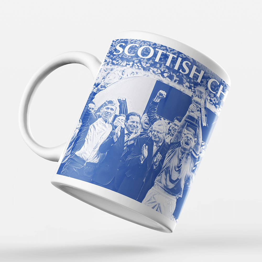 Rangers 2020/2021 Scottish Champions Inspired 'Personalised' Football Mug.