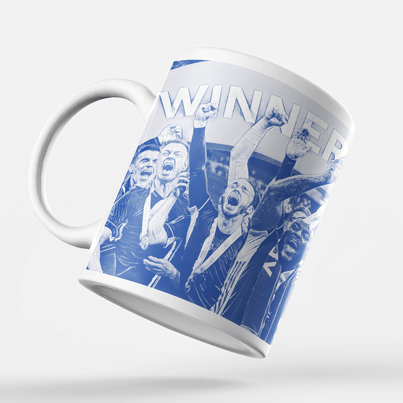 Leicester City 2020/2021 Champions Inspired 'Personalised' Football Mug With Optional Coaster Set